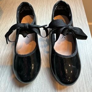 Black Kids Tap Shoes - great condition- size 11!